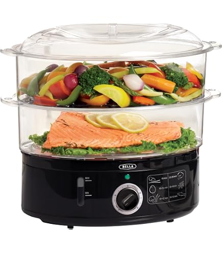 Amazon | Hamilton Beach デジタル電気フードスチーマー&炊飯器 野菜や
